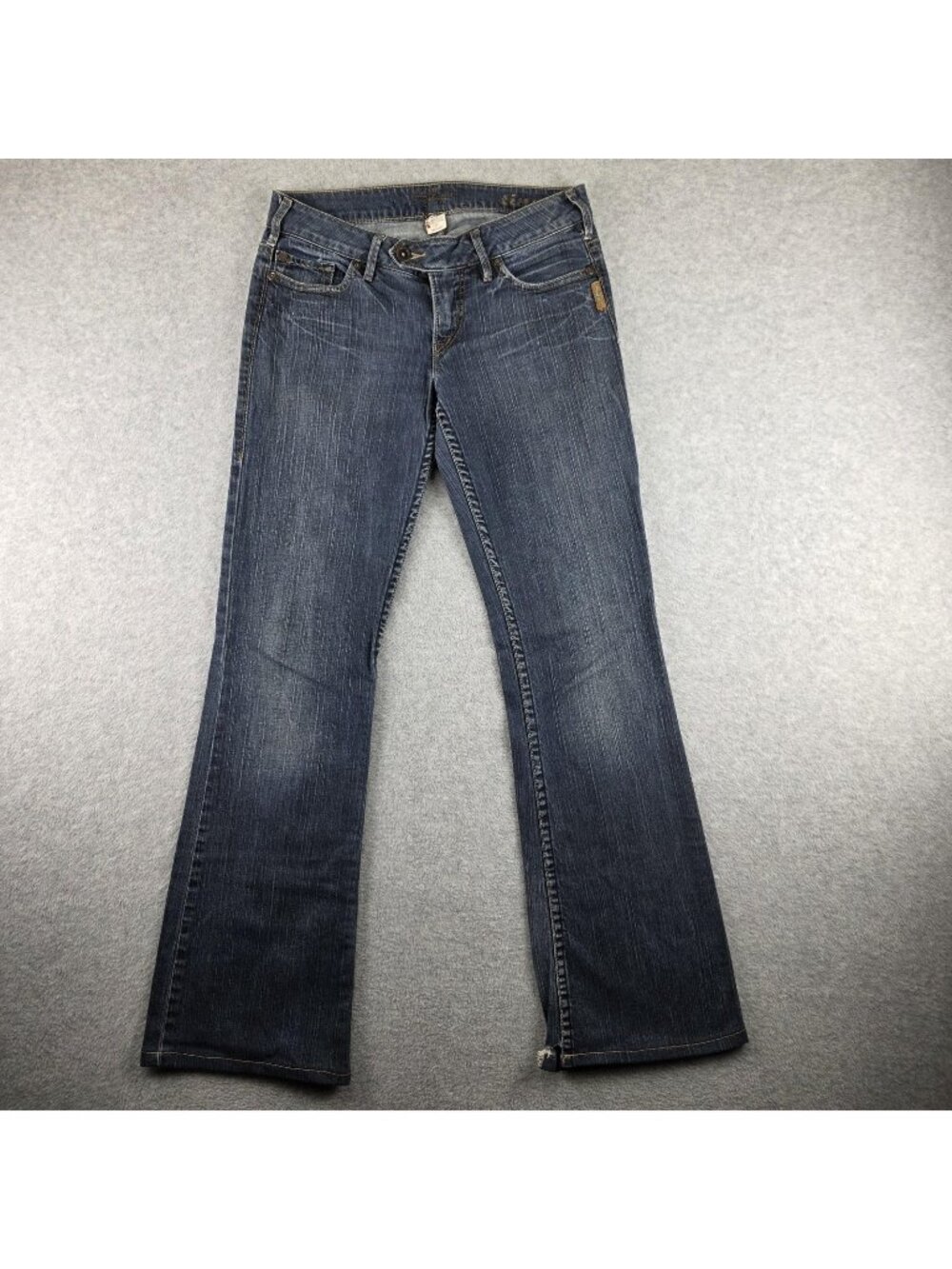 Silver Jeans Co Tina Bootcut Womens 28 Blue Mid Rise Slim Fit Embroidered